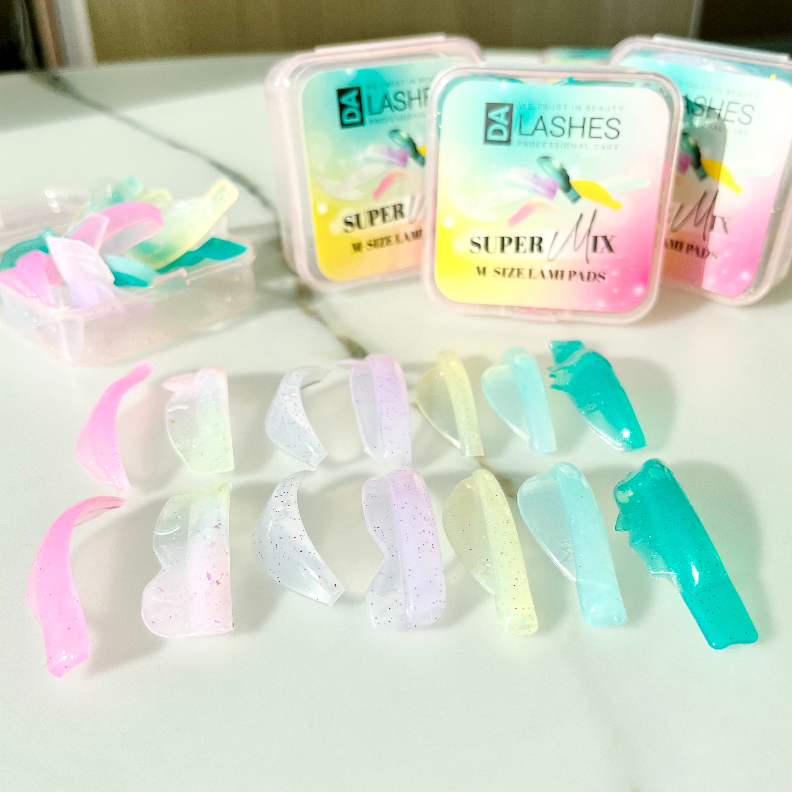 Mittlere Wimpern Lockenwickler Laminierung Super Mix M DALASHES