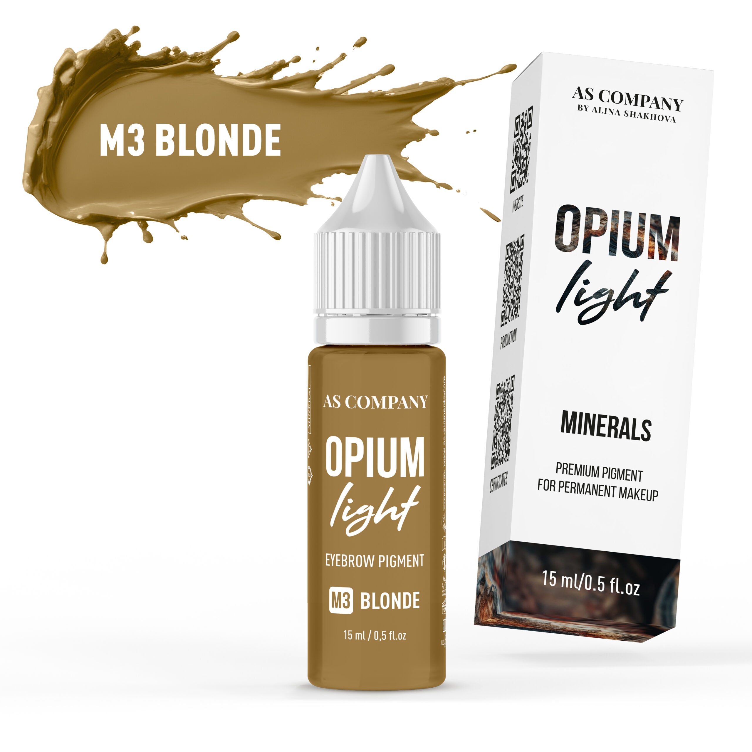AS Pigments - M3 BLONDE mineralisches Augenbrauenpigment (OPIUM LIGHT)
