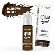 AS Pigments - M4 BRAUNES HAAR mineralisches Augenbrauenpigment (OPIUM LIGHT)
