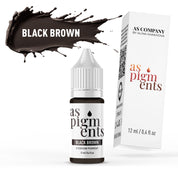AS Pigments - BLACK BROWN Brow Pigment - mrpmu
