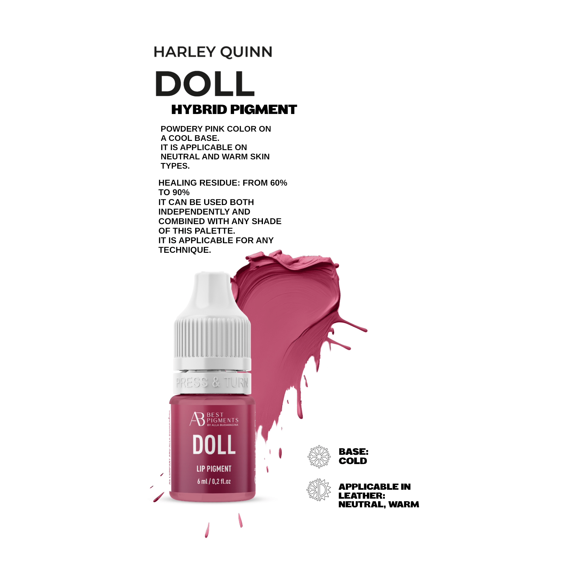AS Pigments - DOLL (HARLEY QUINN) 6 ml - mrpmu