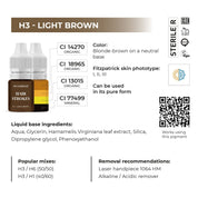 AS Pigments - EYEBROW SET HAIR STROKES HYBRID ORGANIC - BASED 6 ml - Mr.PMU