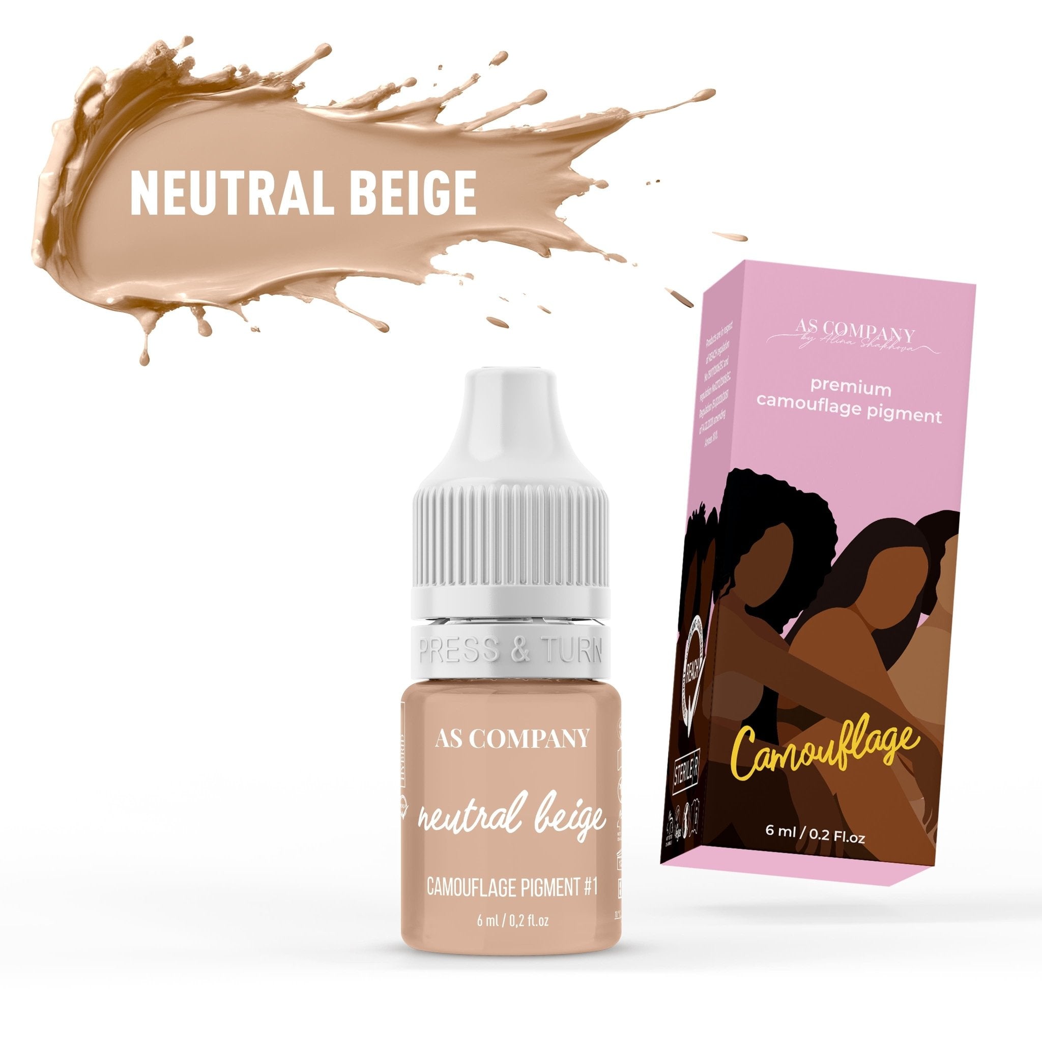 AS Pigments - NEUTRAL BEIGE 6ml - Mr.PMU