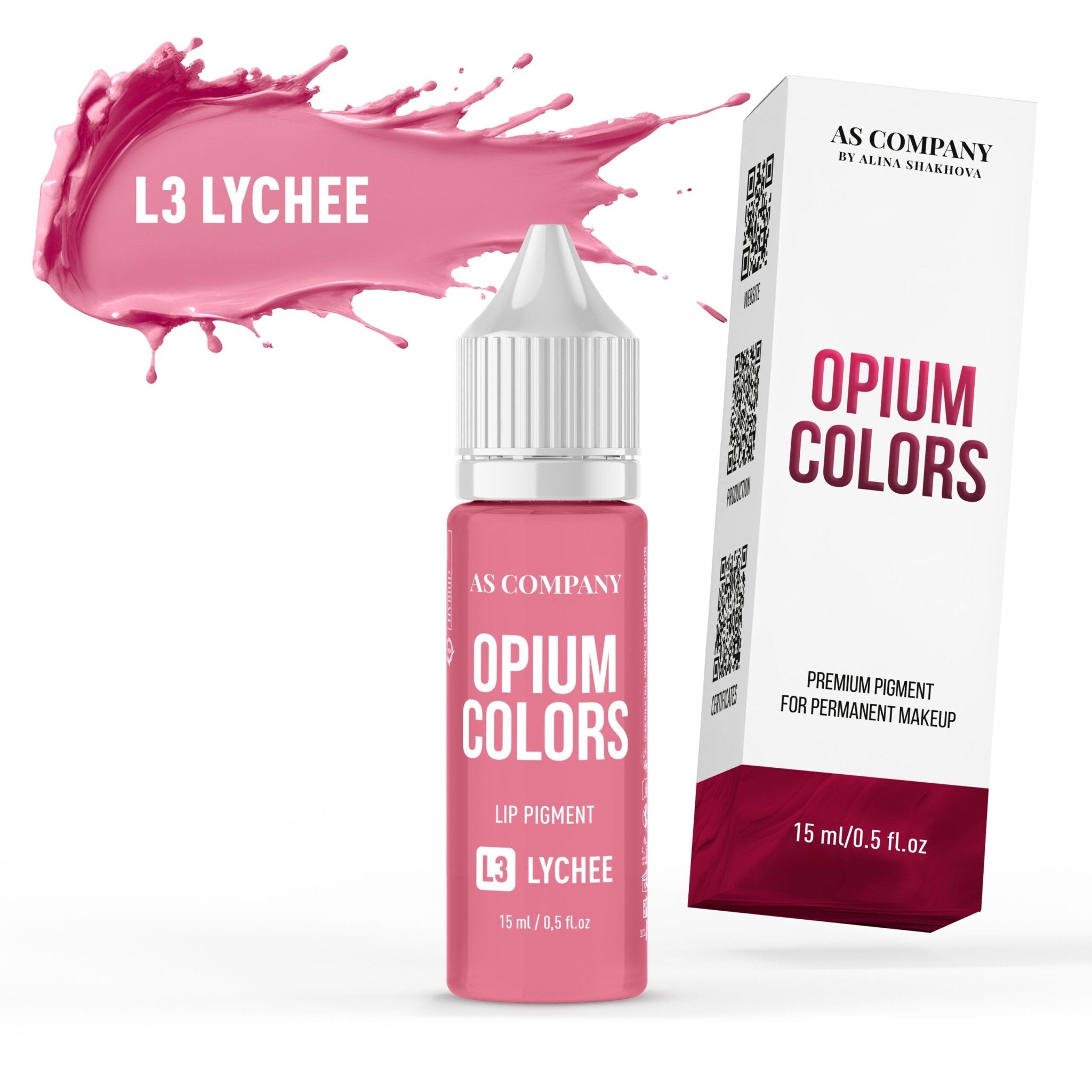 AS Pigments OPIUM COLORS - L3 LYCHEE lip pigment - mrpmu
