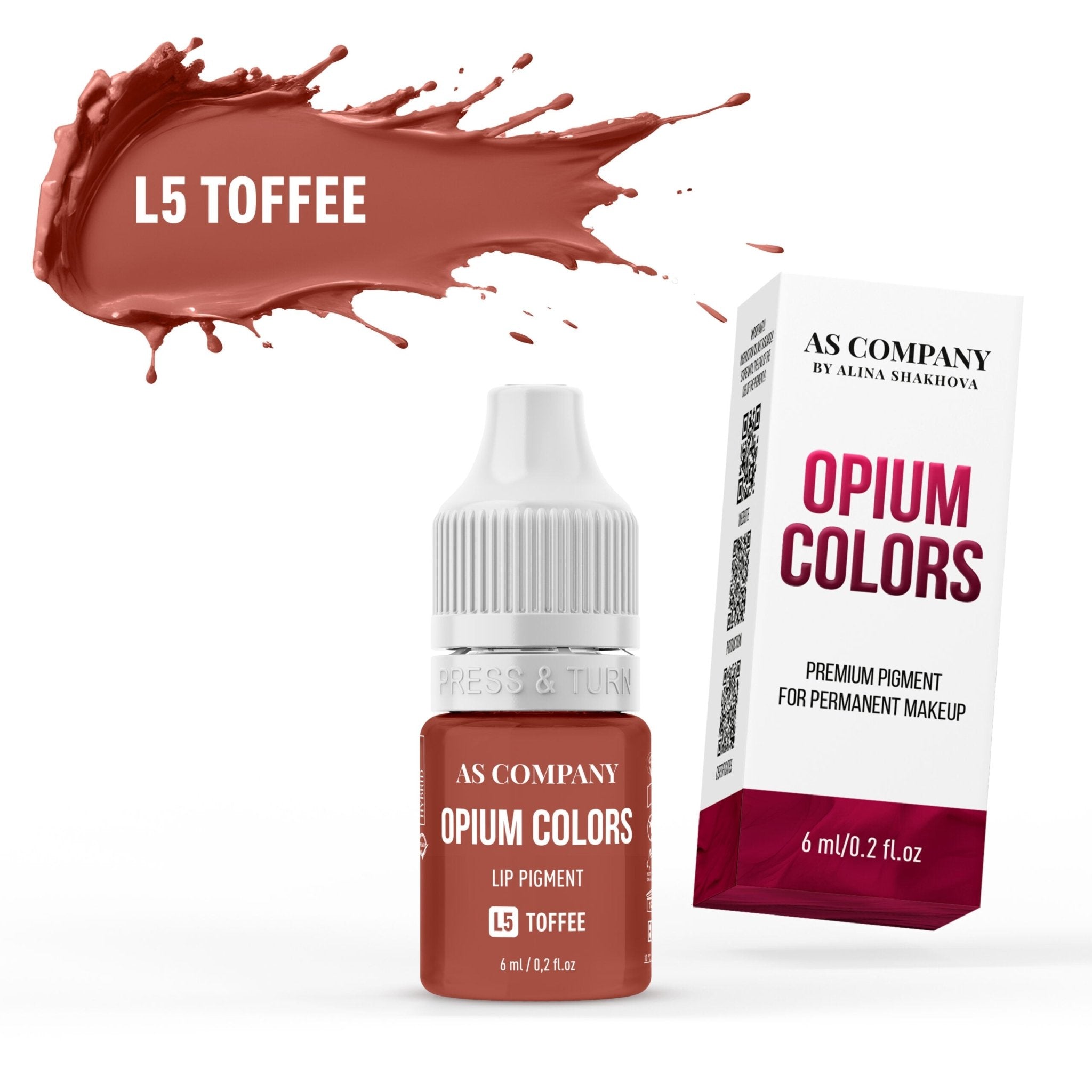 AS Pigments OPIUM COLORS - L5 TOFFEE lip pigment - mrpmu