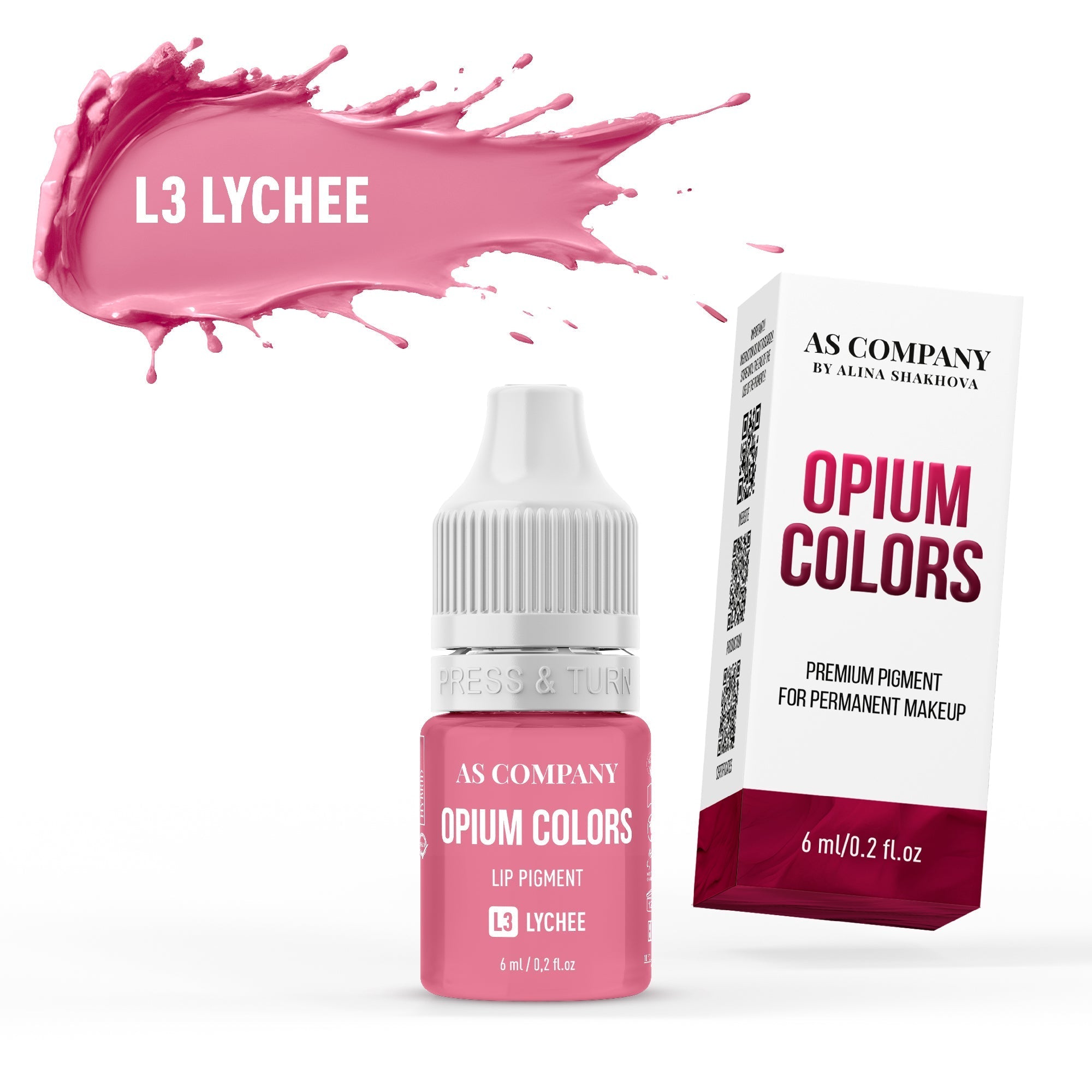 AS Pigments OPIUM COLORS - Lips set, hybrids 6 ml - mrpmu
