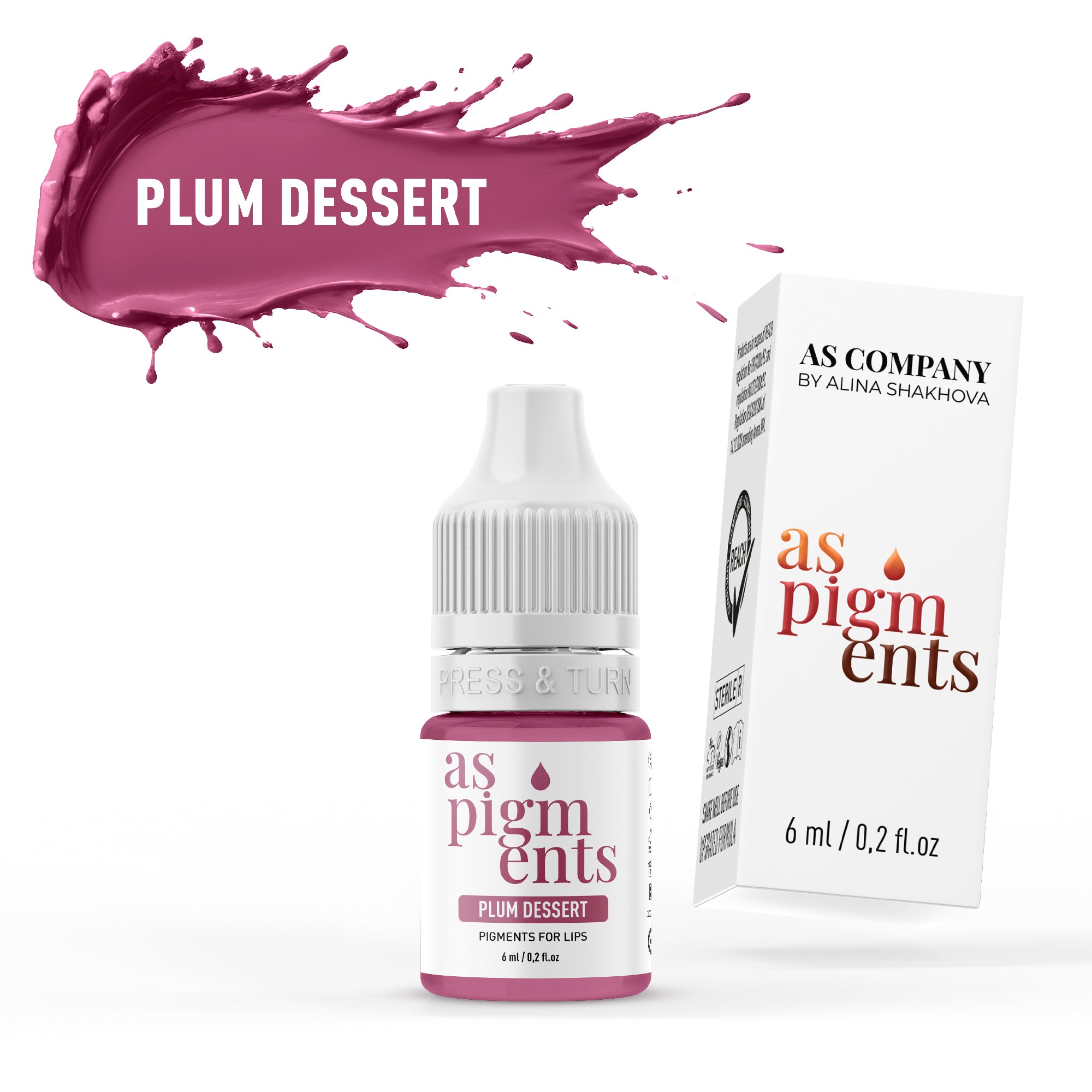 AS Pigments - PLUM DESSERT Lip Pigment - mrpmu