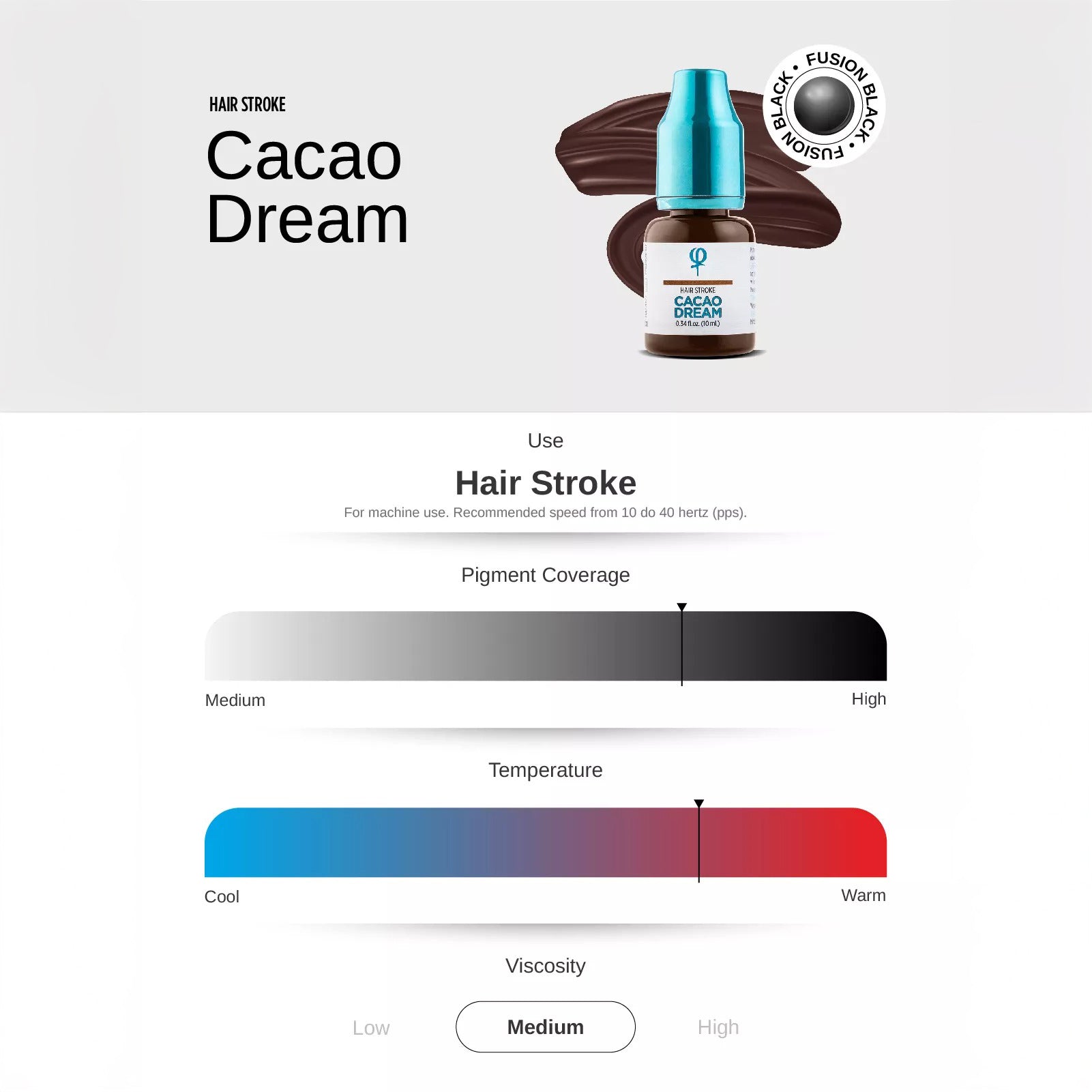 Cacao Dream PMU Hair Stroke Pigment 10ml - mrpmu