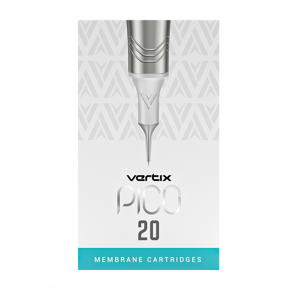 Confezione da 20 cartucce Vertix Pico Round Liner Textured Long Taper - mrpmu
