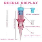 Emalla - MIUXIA Premium cartridges punta a V e punta tonda 20pcs - Mr.PMU