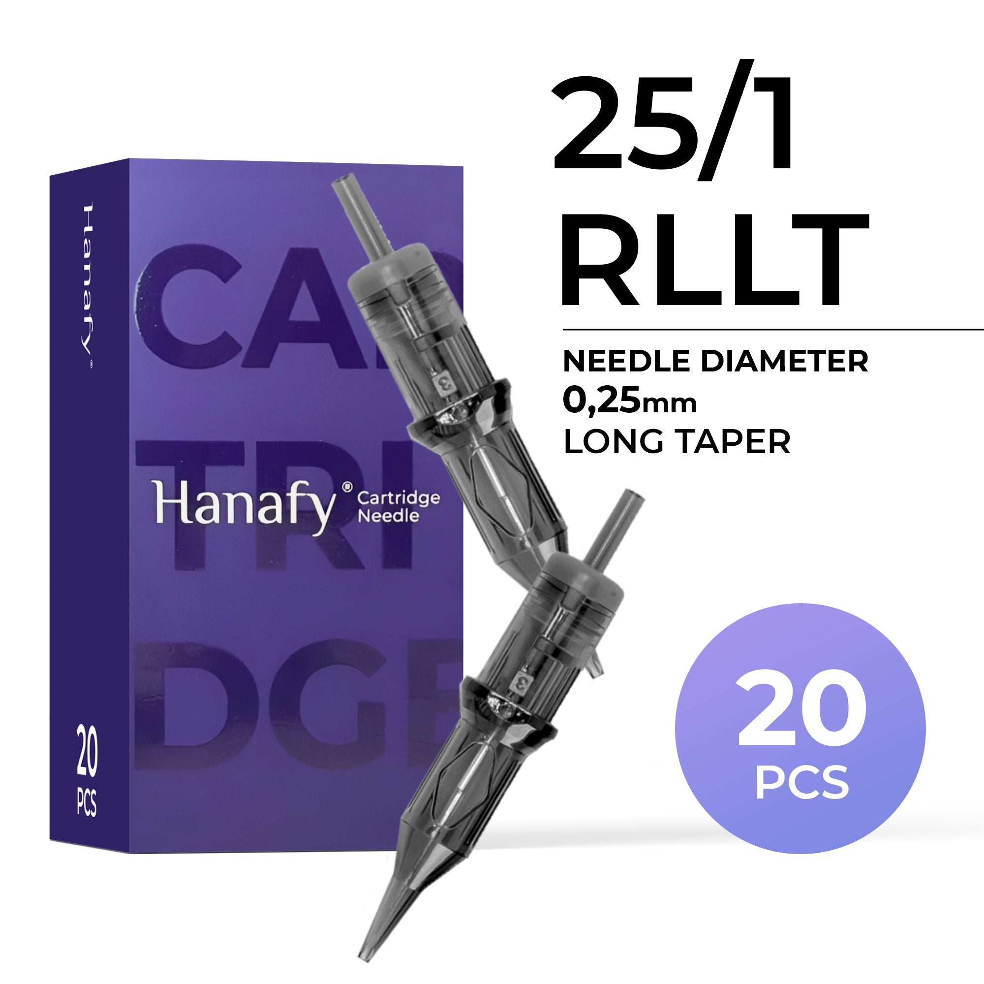 HANAFY - Cartucce 25/1 RLLT (20 pcs) - Mr.PMU