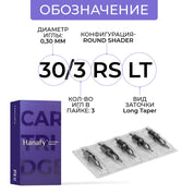 HANAFY - Cartucce 30/3 RSLT (20 pcs) - Mr.PMU
