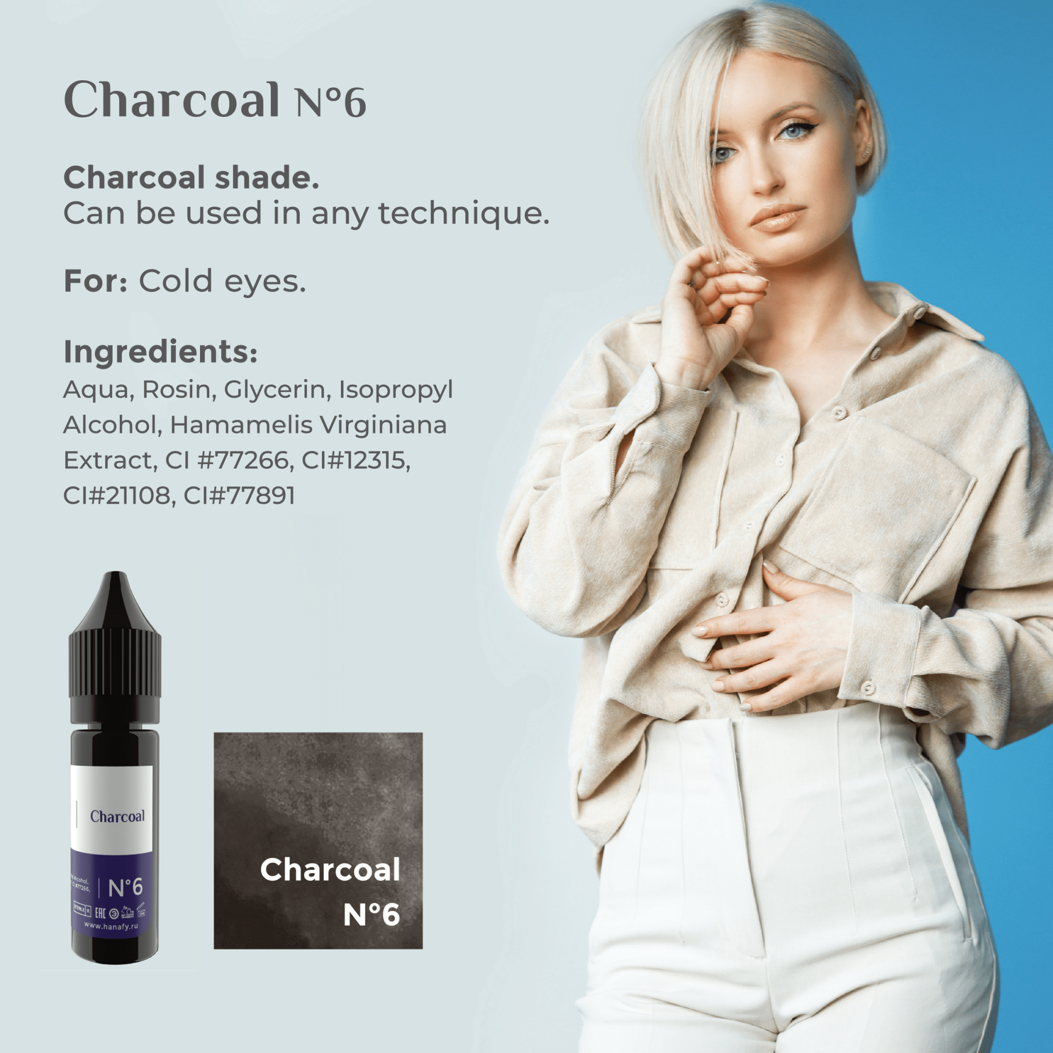 Hanafy - Charcoal 15ml - Mr.PMU
