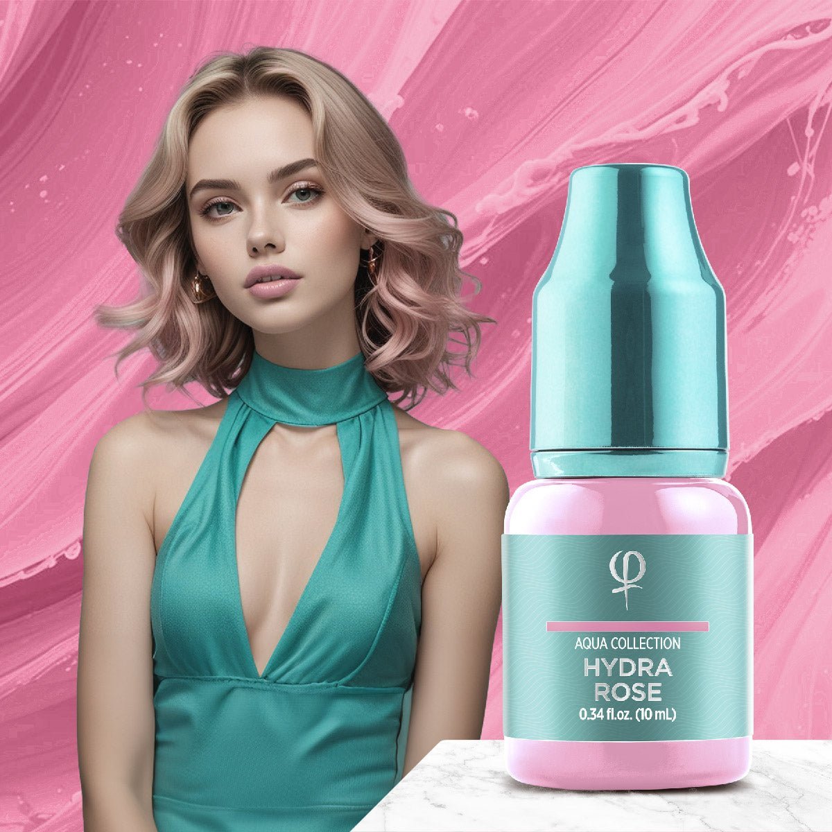 Hydra Rose PMU pigment 10ml - Mr.PMU