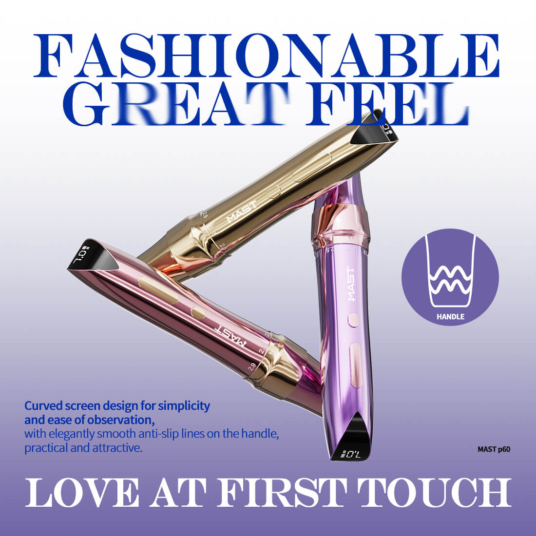 Macchinetta per tatuaggi Wireless con 2.2MM - 3.2MM con corsa regolabile PMU Dragonhawk | Mast P60 - mrpmu