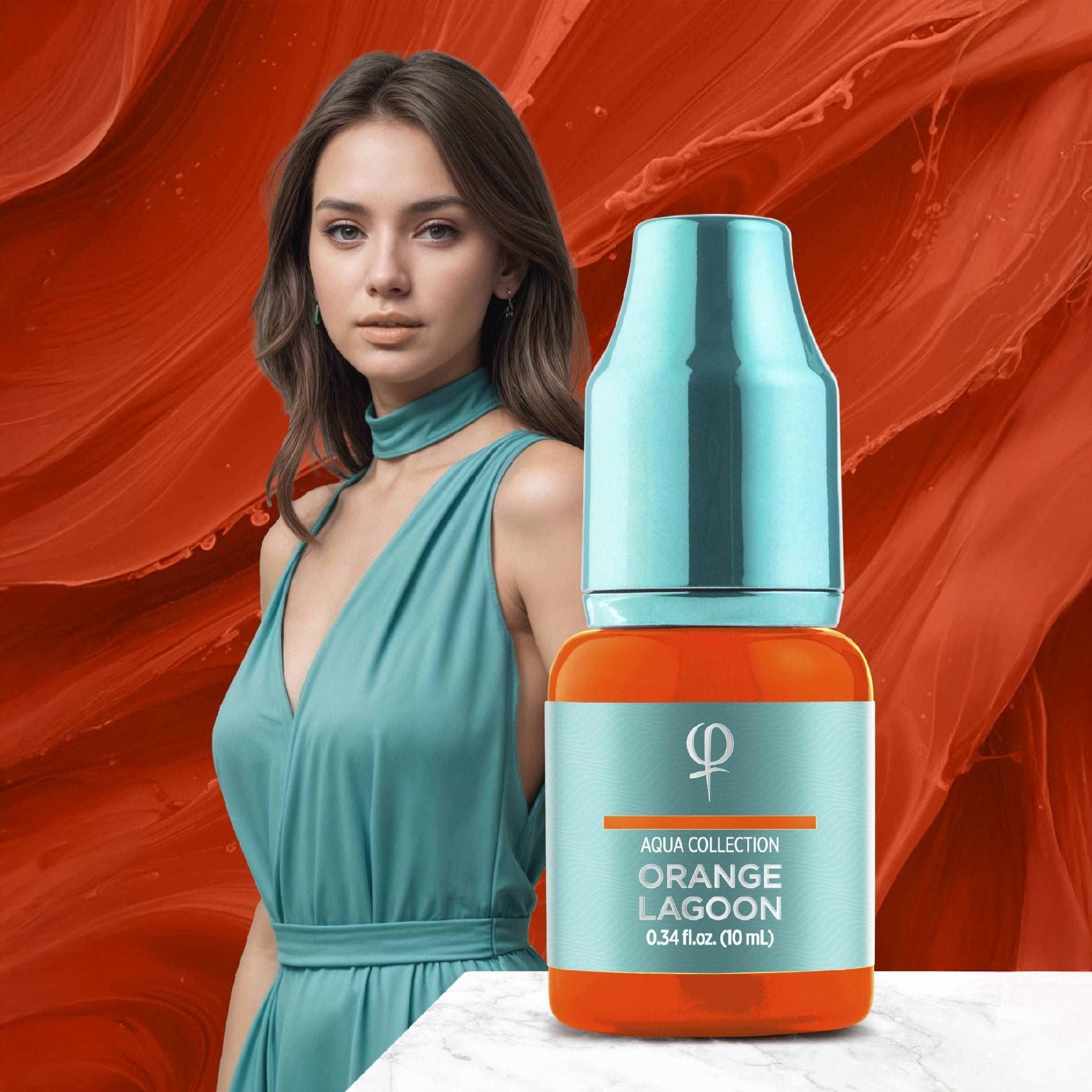 Orange Lagoon PMU pigment 10ml - Mr.PMU