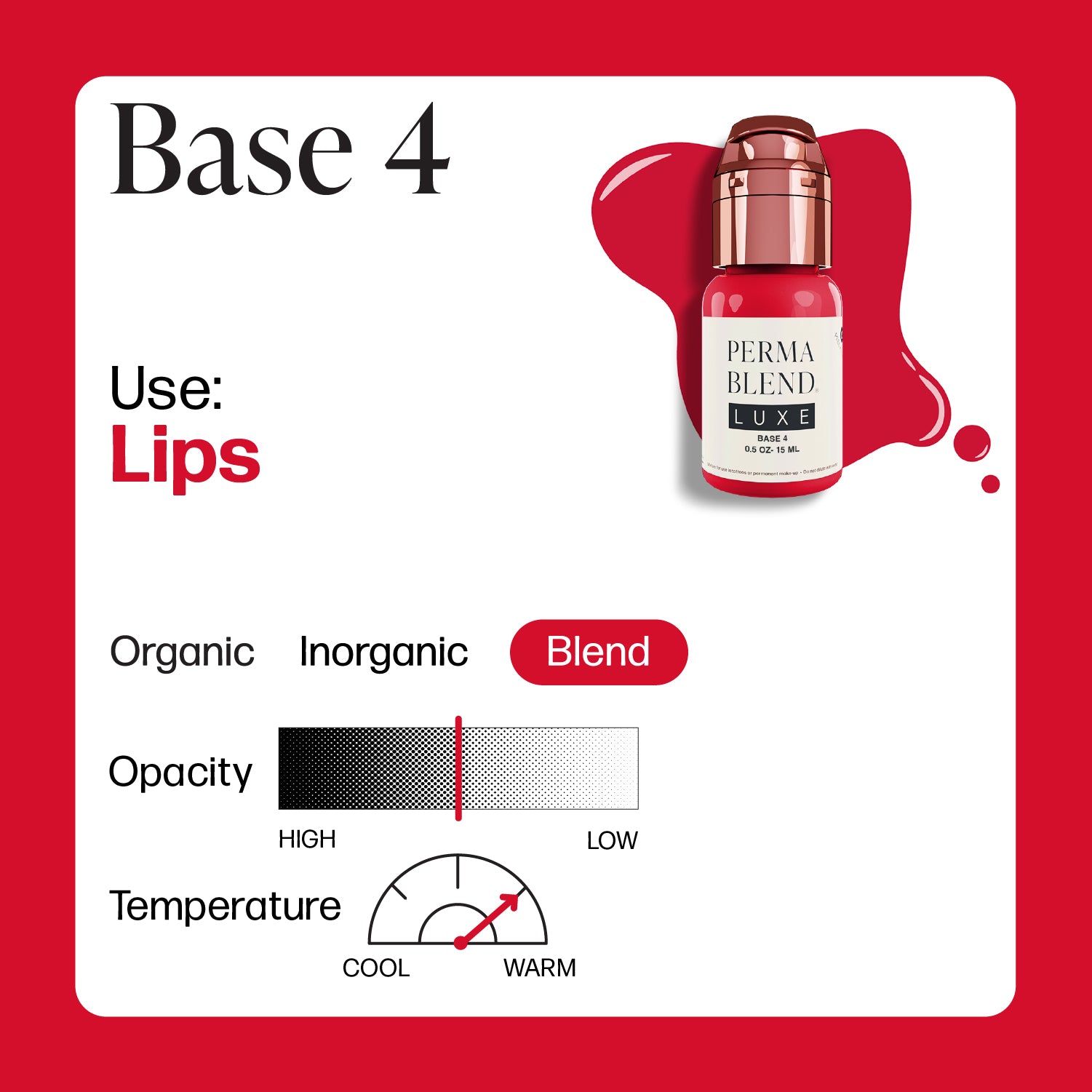 Perma Blend Luxe PMU Ink - Base 4 - 15ml - mrpmu