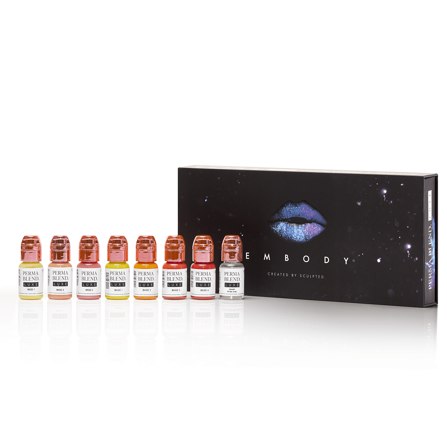 Perma Blend Luxe PMU Ink - Carla Ricciardone Embody Set - 8x15ml - mrpmu