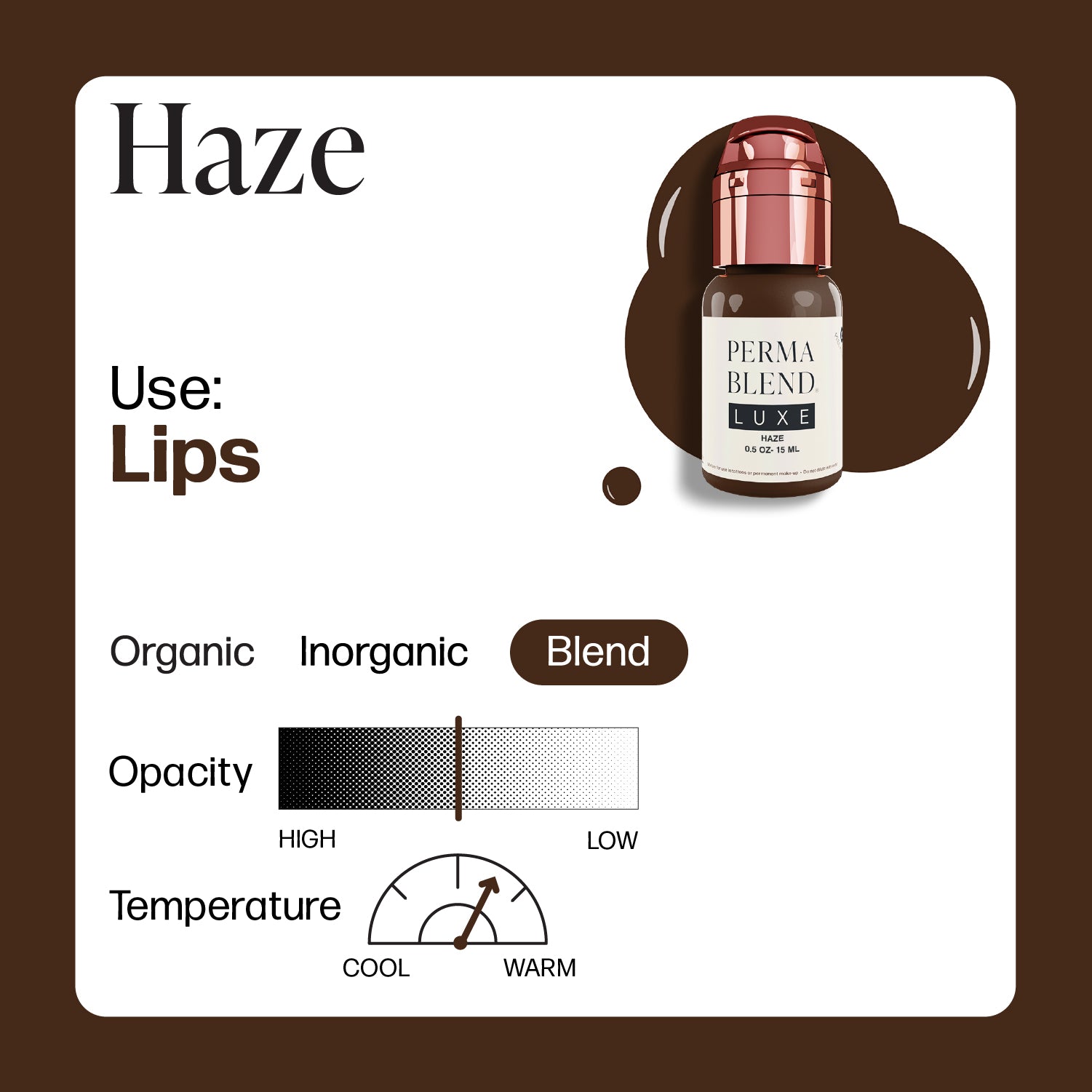 Perma Blend Luxe PMU Ink - Haze 15ml - mrpmu
