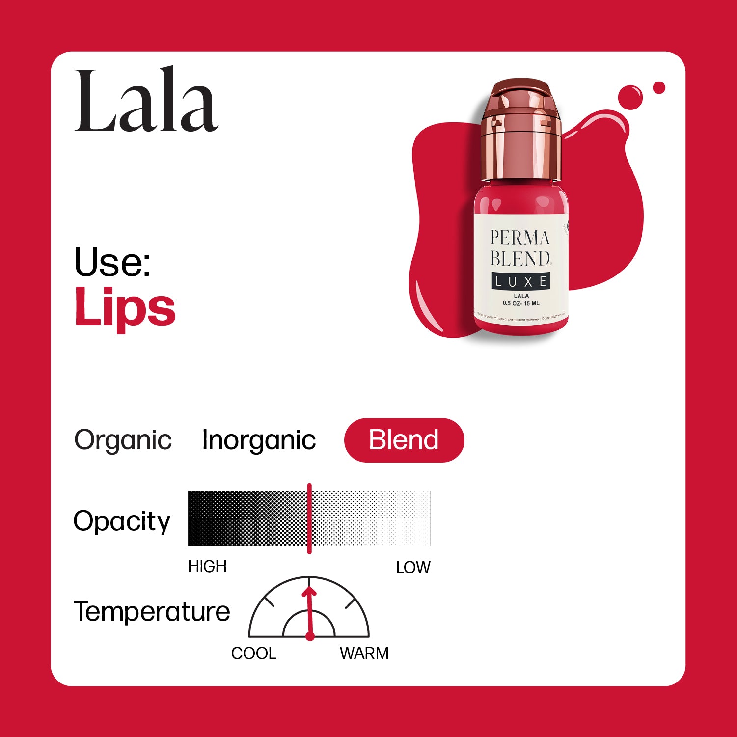 Perma Blend Luxe PMU Ink - Lala 15ml - mrpmu
