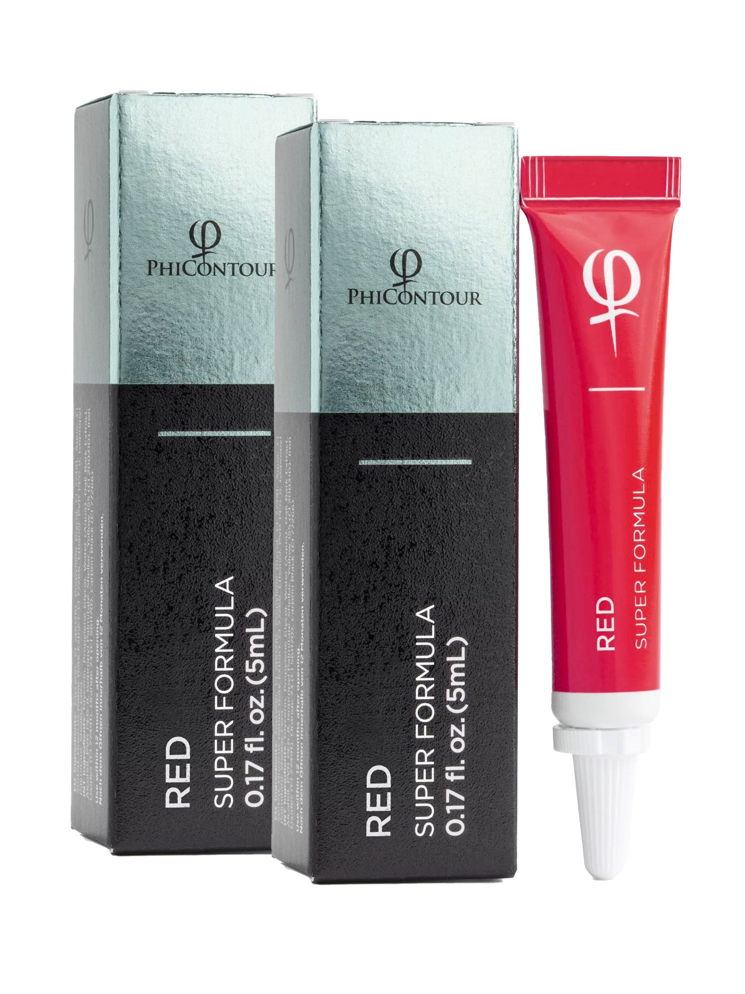 PhiContour Base RED SUPER Pigment 5ml - 2pcs - Mr.PMU