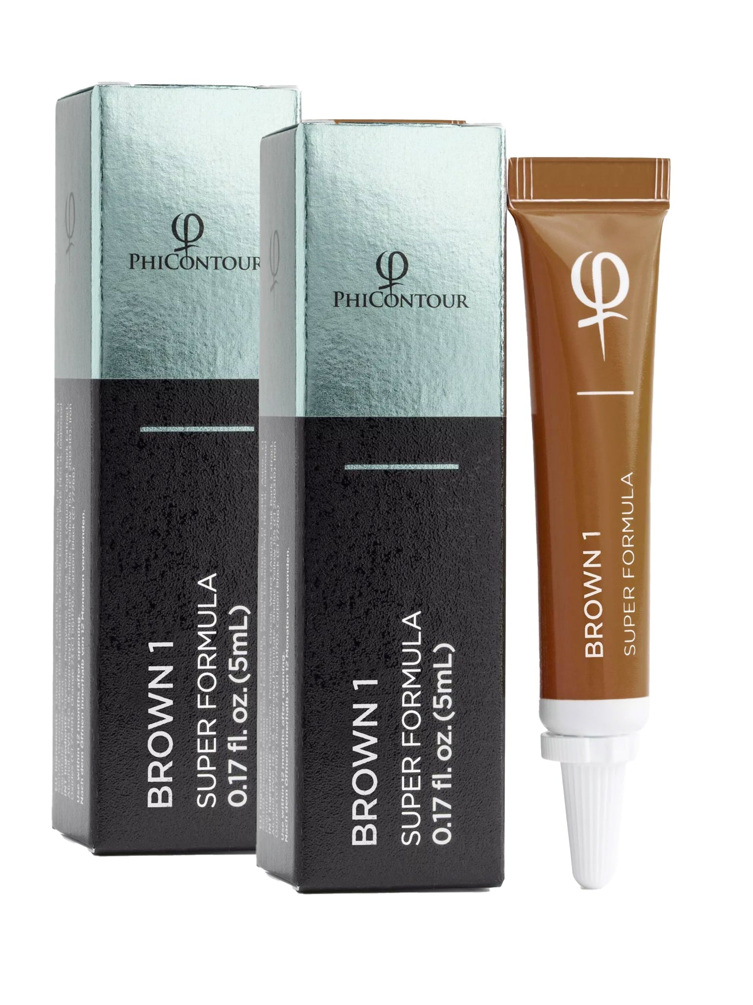 PhiContour BROWN 1 SUPER Pigment 5ml - 2pcs - Mr.PMU