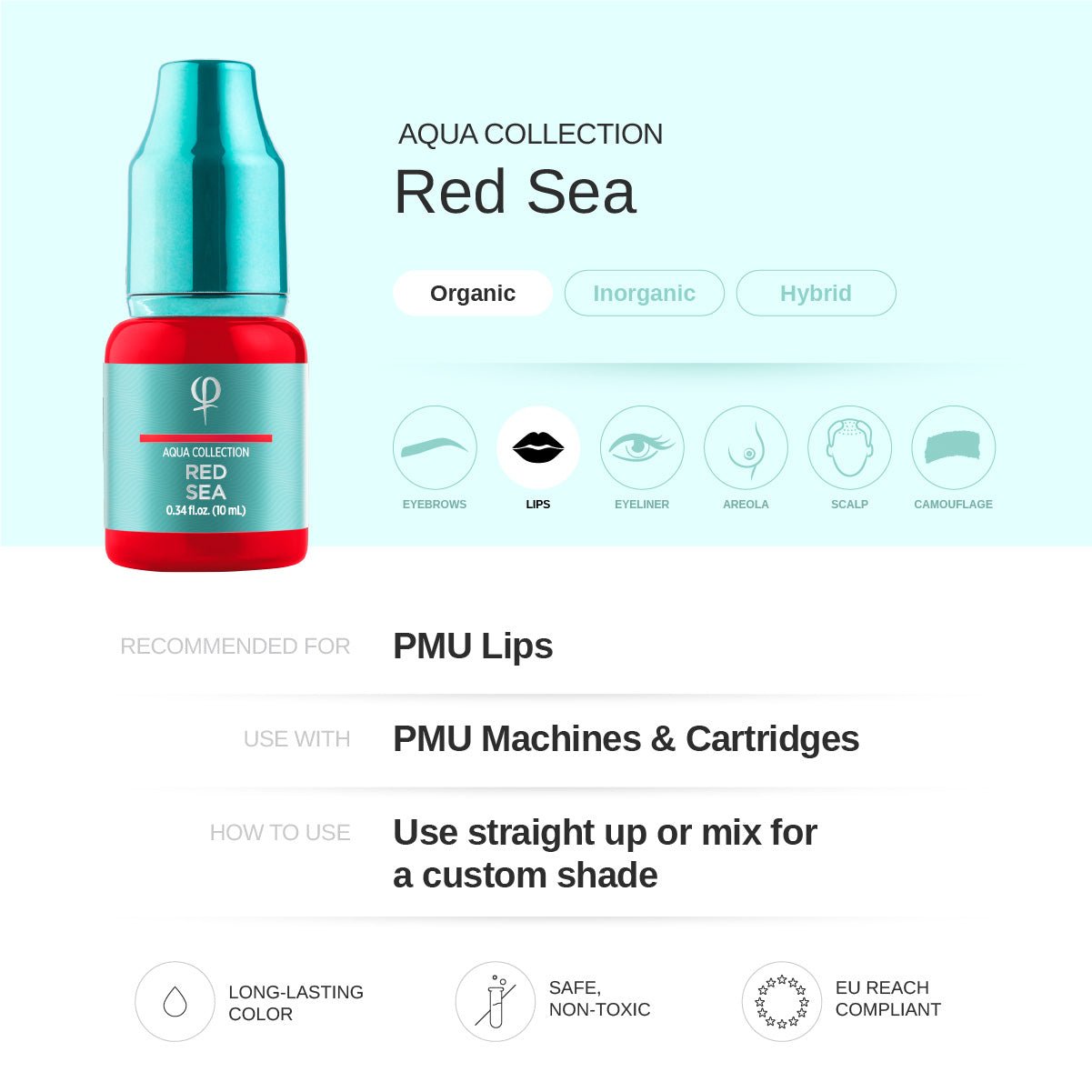 Red Sea PMU pigment 10ml - Mr.PMU