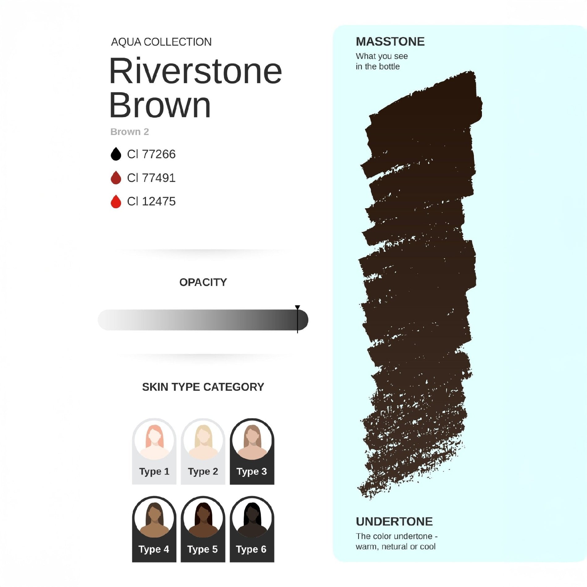 Riverstone Brown PMU Pigment 10ml - Mr.PMU