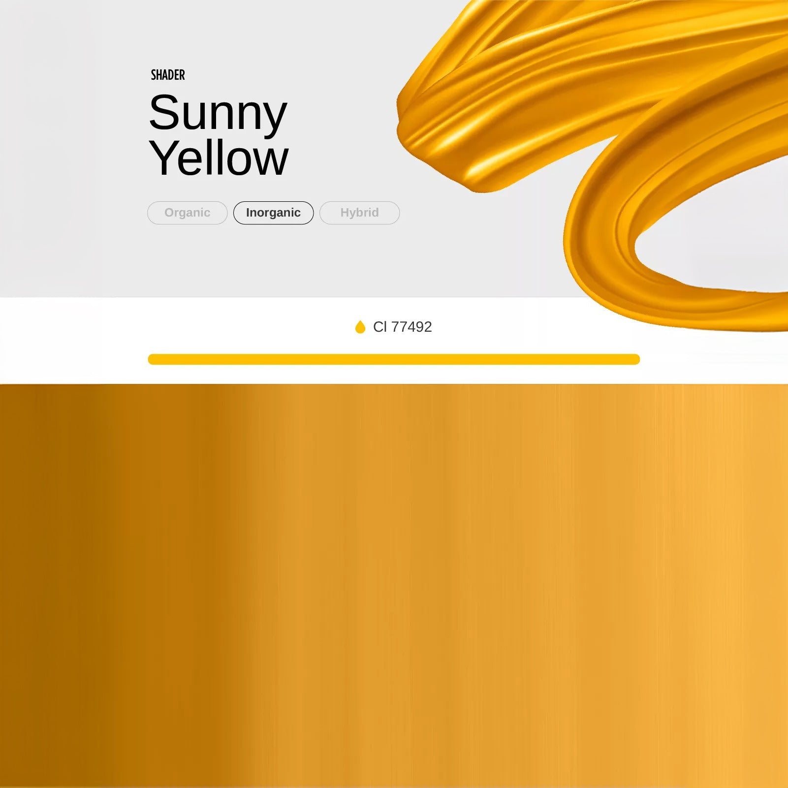 Sunny Yellow PMU Mix Shader Pigment 10ml - mrpmu