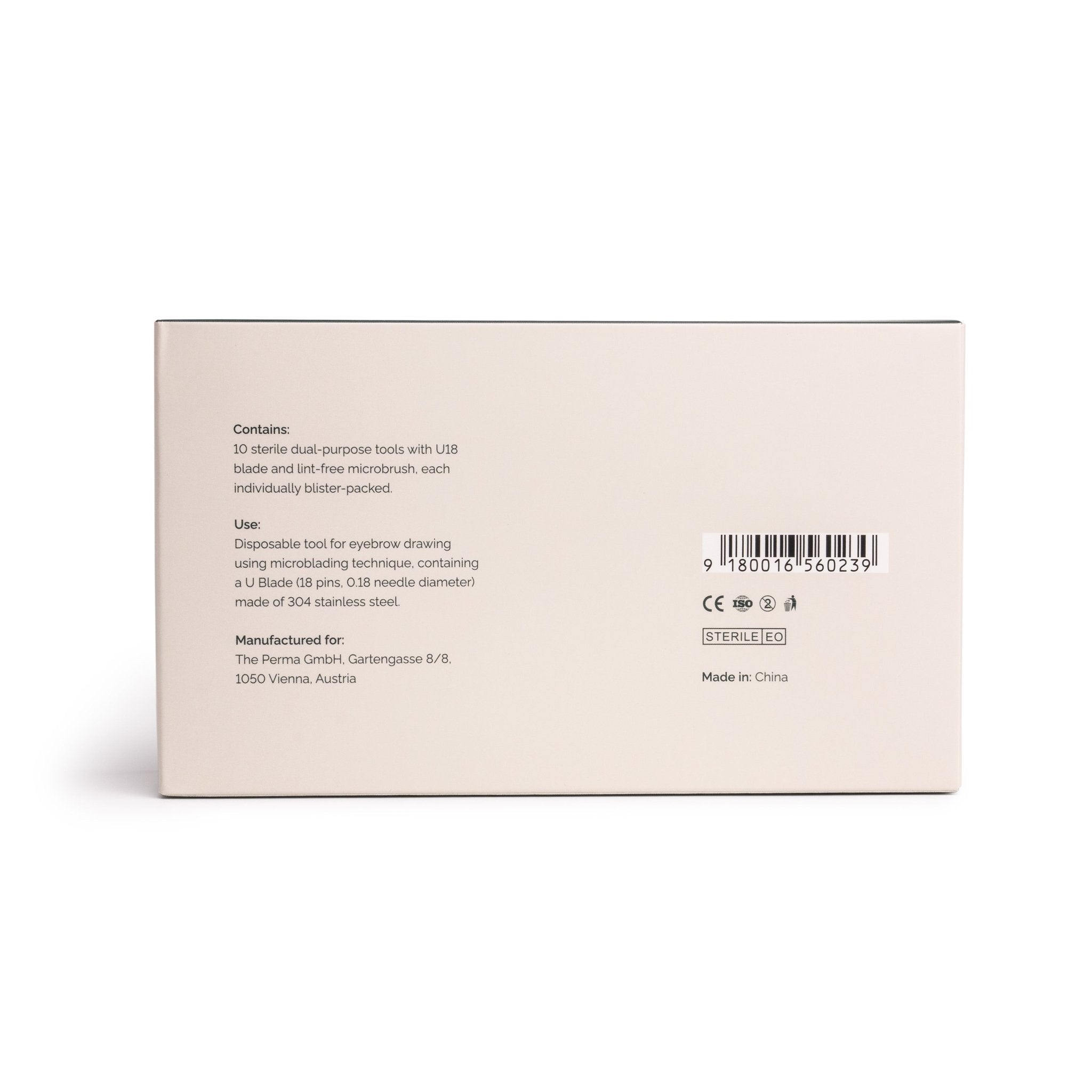 The Perma - Microblading Disposable Tools 10pcs - U18 0.18 - mrpmu