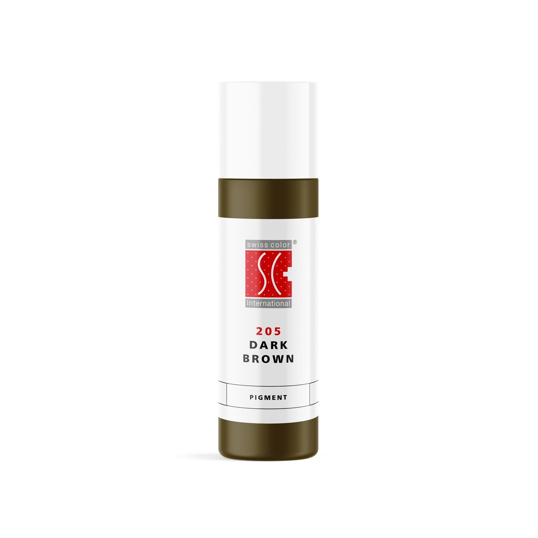 205 Dunkelbraun - Permanent Make-up Pigment 10 ml - Swiss Color - mrpmu