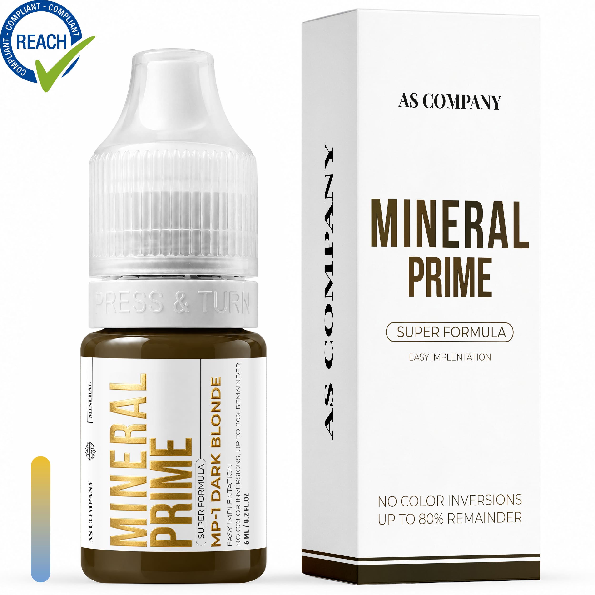AS PIGMENTS - MP1 Dark Blonde – Mineral Prime SUPER Formula 6 ml