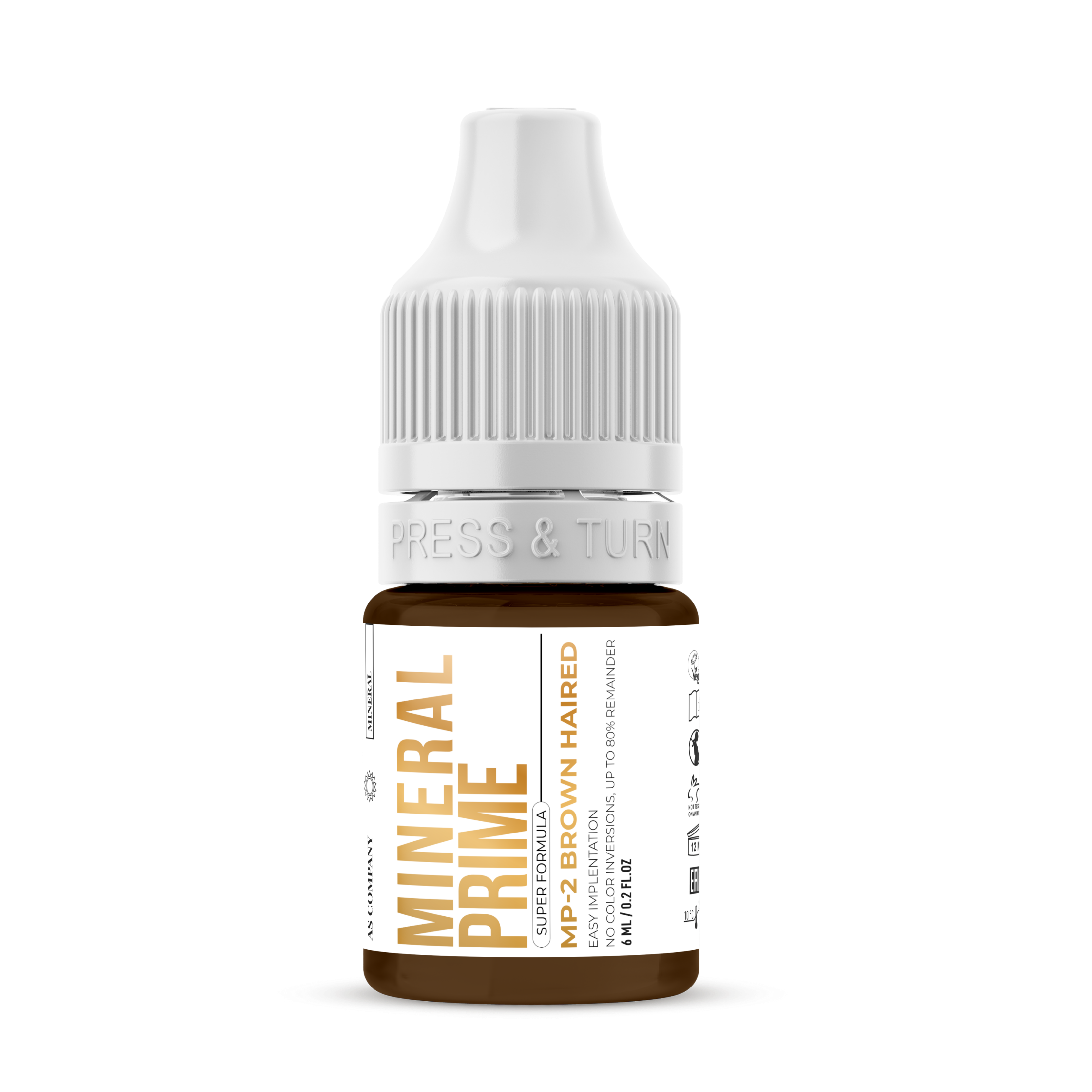 AS PIGMENTS - MP2 Brown Haired – Mineral Prime SUPER Formula 6 ml 