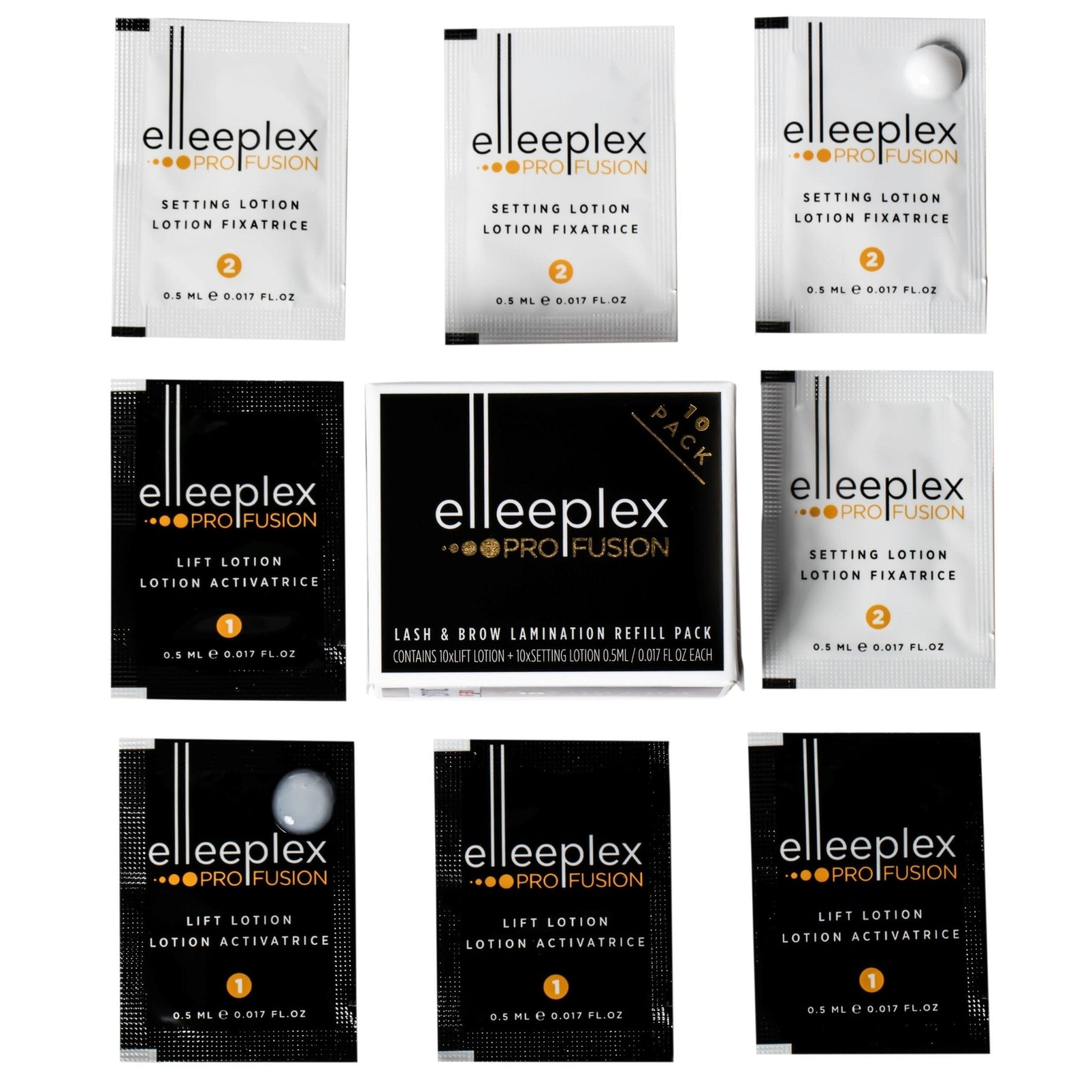 Elleebana ProFusion Lash Lift + Lamination Lotionen - 10 Stück - Mr.PMU