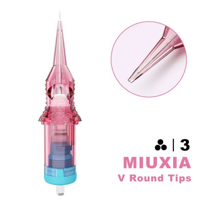 Emalla - MIUXIA Premium Patronen mit V-Spitze und runder Spitze 20 Stück - Mr.PMU
