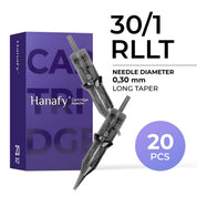 HANAFY - Kartuschen 30/1 RLLT (20 Stück) - Mr.PMU