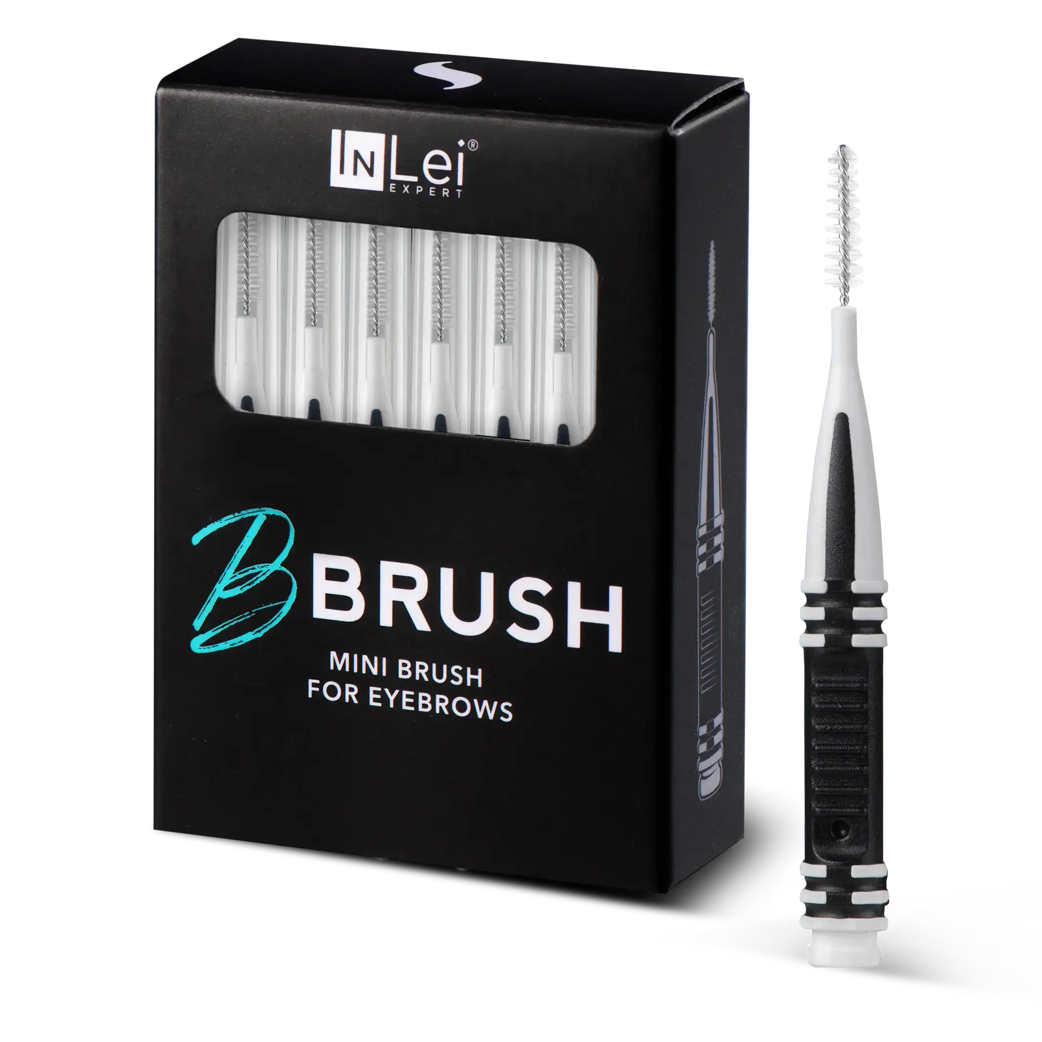 INLEI - B-BRUSH mini spazzolini per sopracciglia 12pz