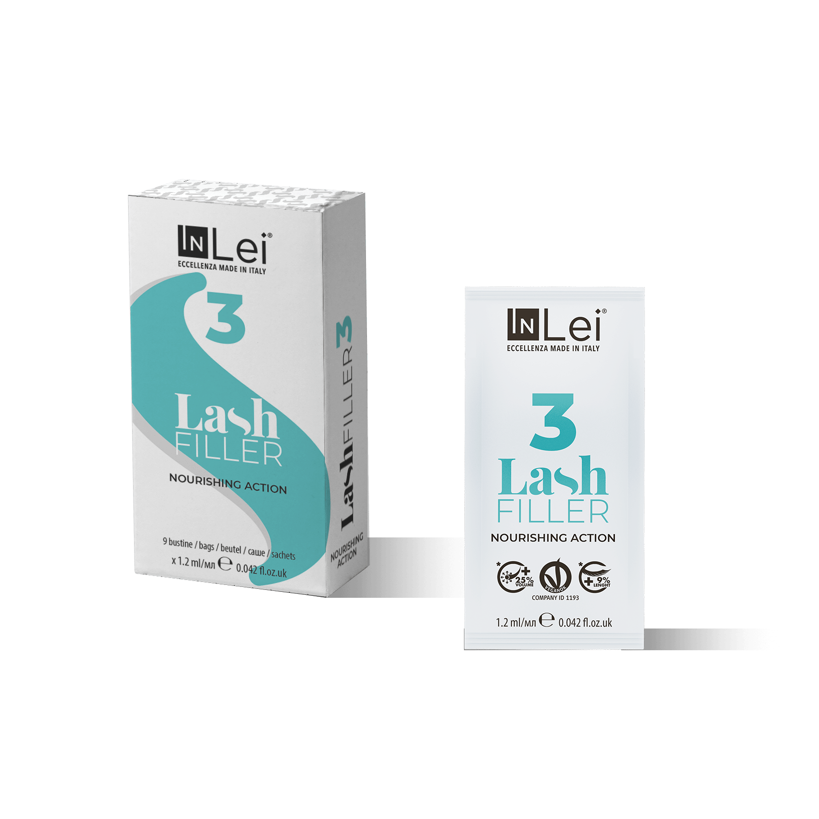 LASH FILLER 3 MONODOSE vegane Nährpflege für Wimpern 9 x 1,2ml - Mr.PMU