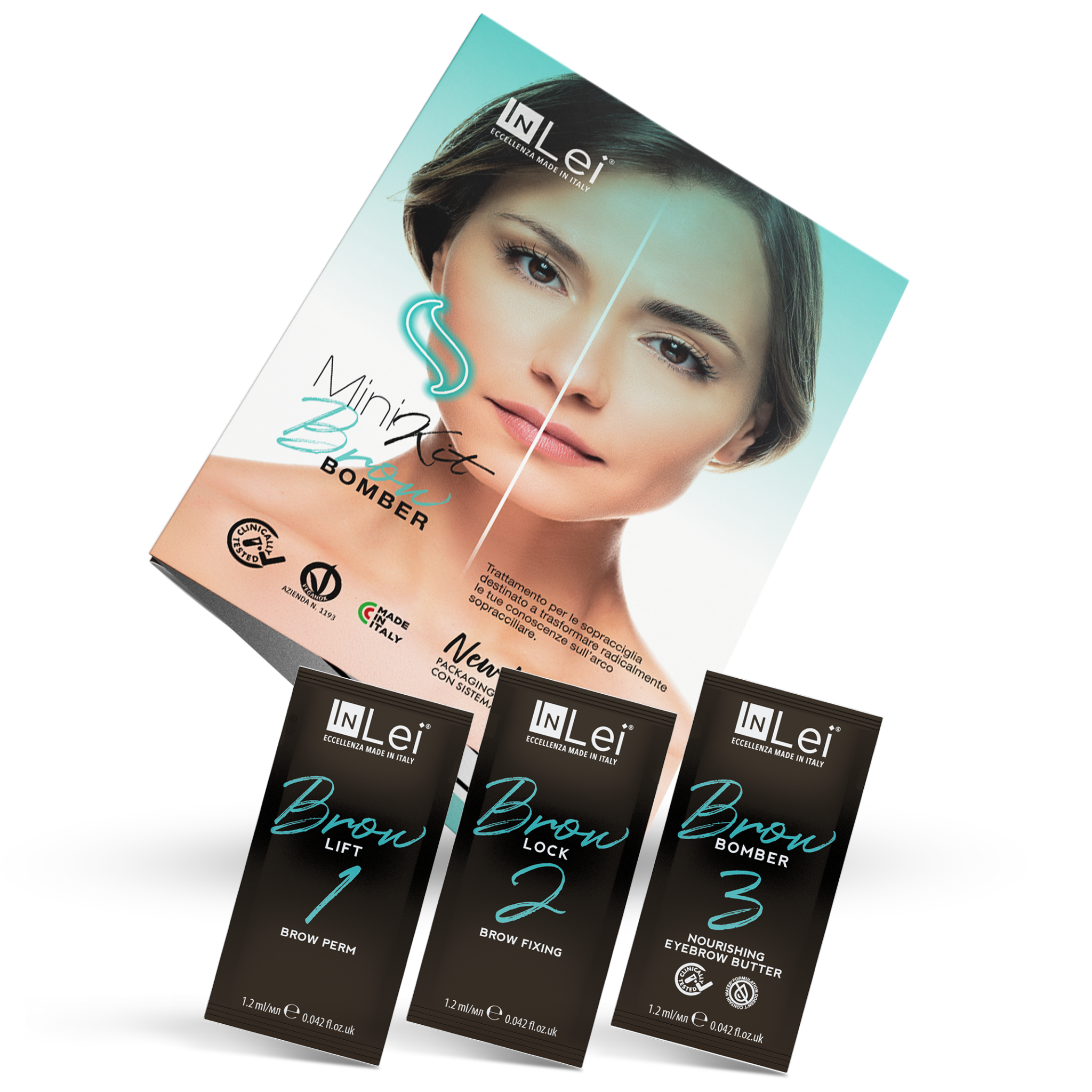 MINI KIT BROW BOMBER Augenbrauenlaminierung 3 x 1,2ml - Mr.PMU