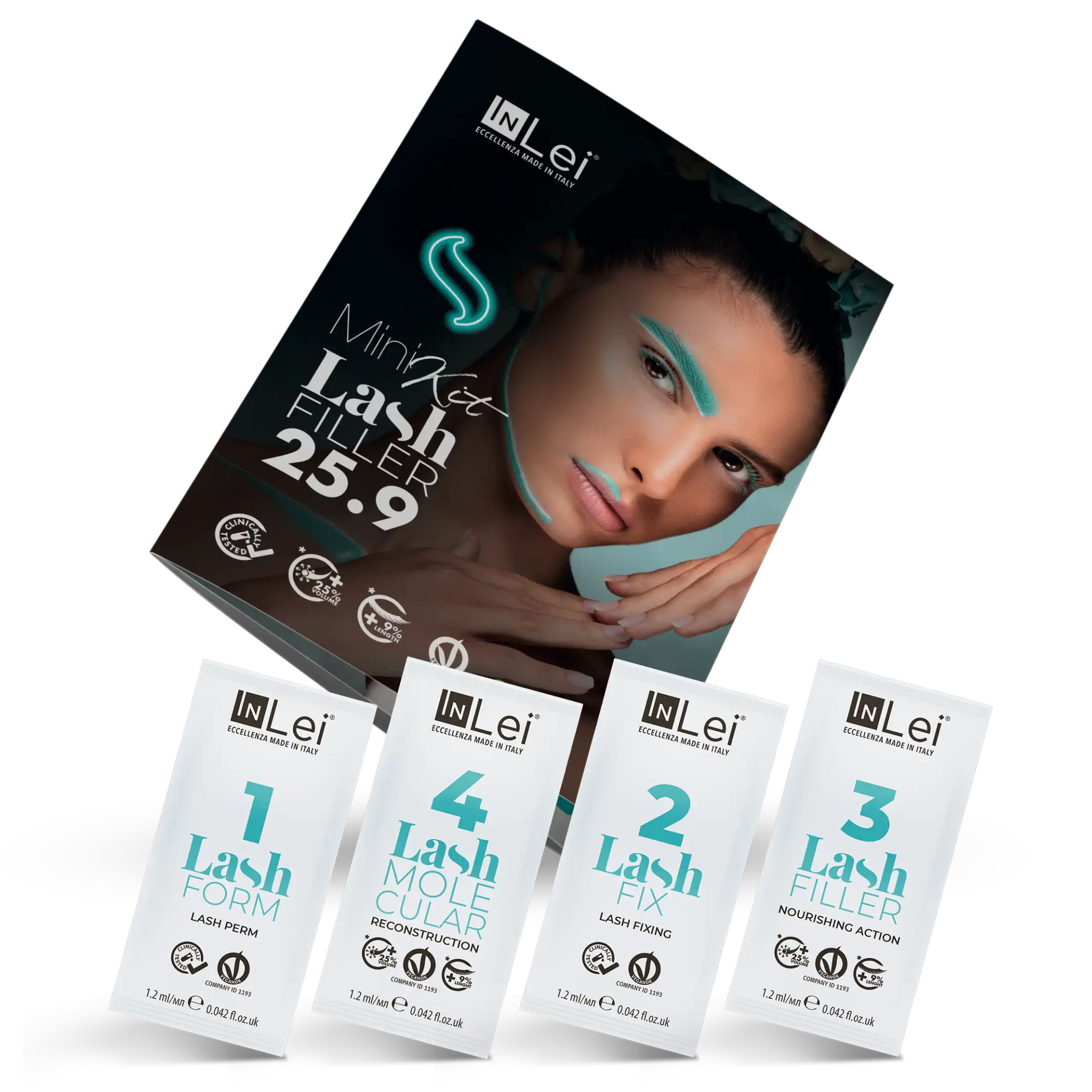 MINI KIT LASH FILLER 25.9 Wimpernlaminierung 4 x 1,2 ml - Mr.PMU