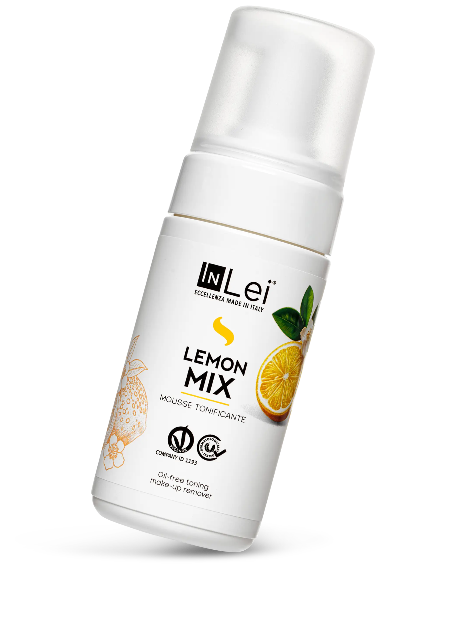 MOUSSE LEMON MIX reinigender und tonisierender Schaum für Wimpern, Augenbrauen und Gesicht 100ml - Mr.PMU