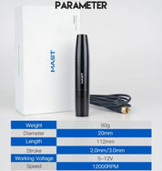 Rotary-Tätowiermaschine Dragonhawk Mast Magi Pen PMU / SMP - mrpmu