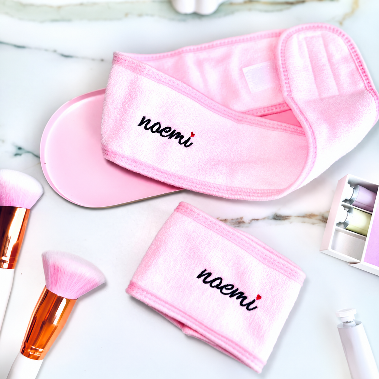 NOEMI - Fascia Capelli Rosa