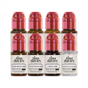 Perma Blend Luxe PMU Ink - Tina Davis’ I Love Ink Augenbrauensammlung LUXE - 8x15ml - mrpmu
