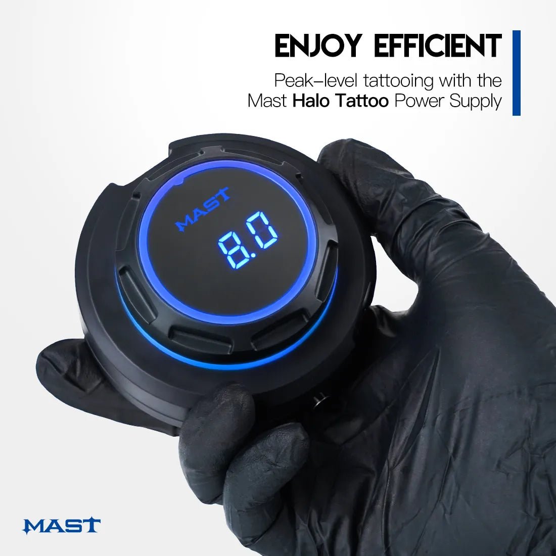 Alimentatore per Tatuaggi Dragonhawk Mast Halo con Doppia Modalità di Avvio per Macchine per Tatuaggi - mrpmu