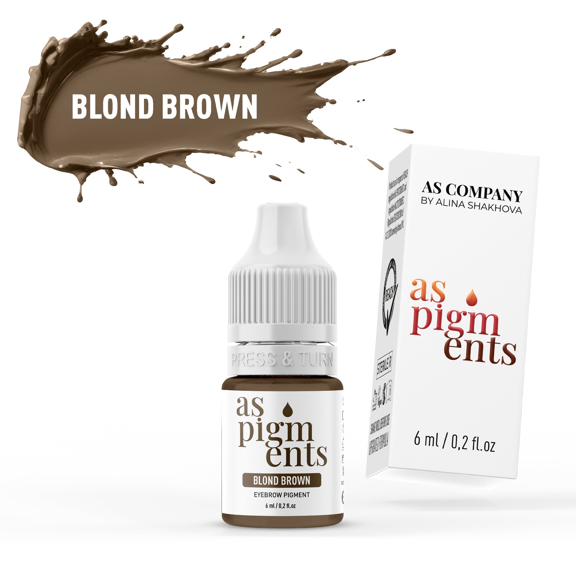 AS Pigments - BLOND BROWN Augenbrauenpigment - mrpmu