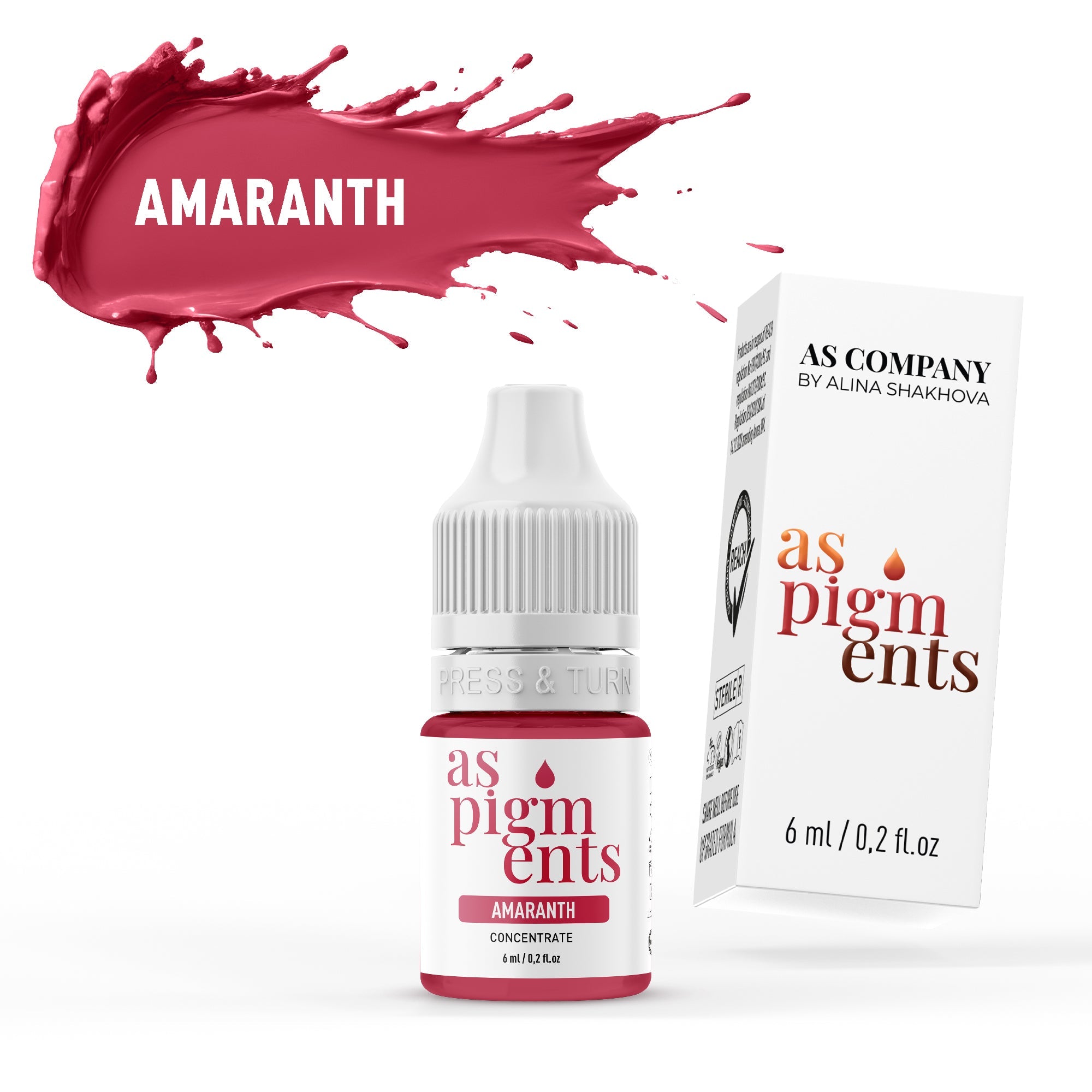 AS Pigments - Konzentriertes AMARANTH Lip Pigment - mrpmu
