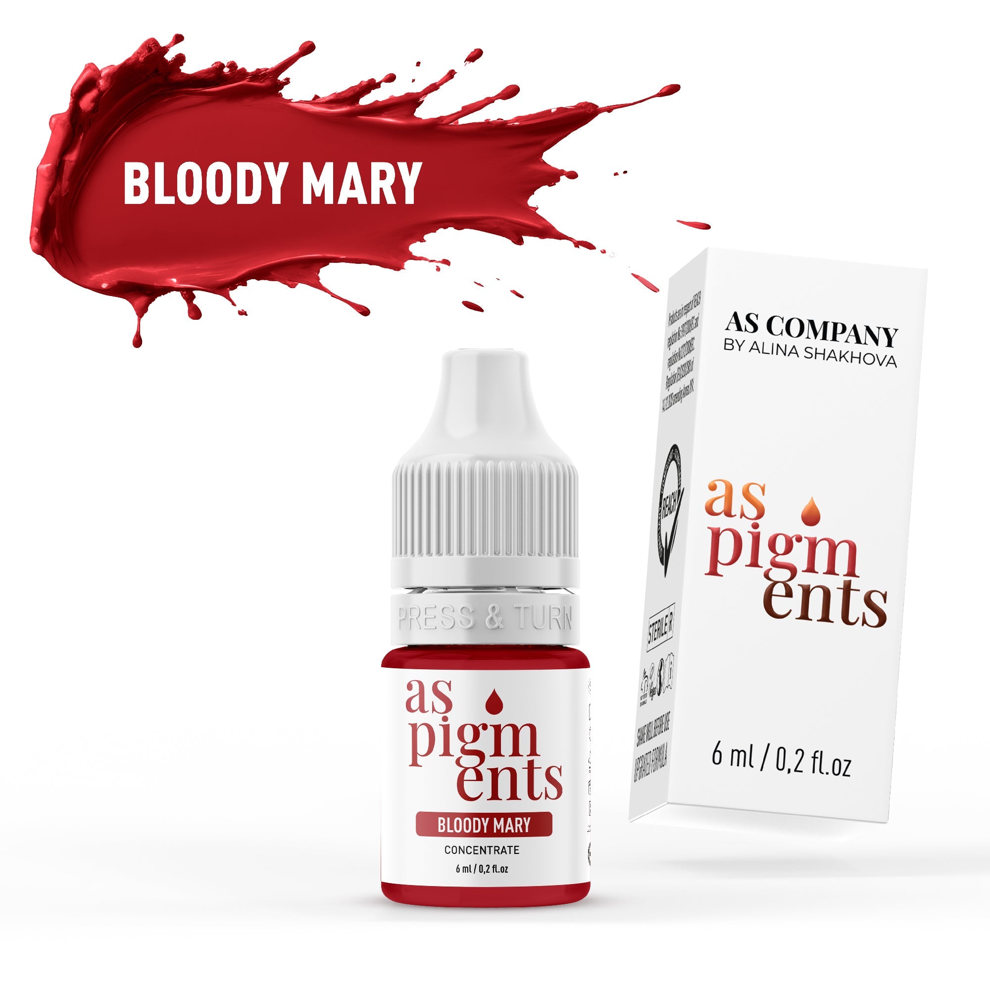 AS Pigments - BLOODY MARY Lippenpigment Konzentrat - mrpmu
