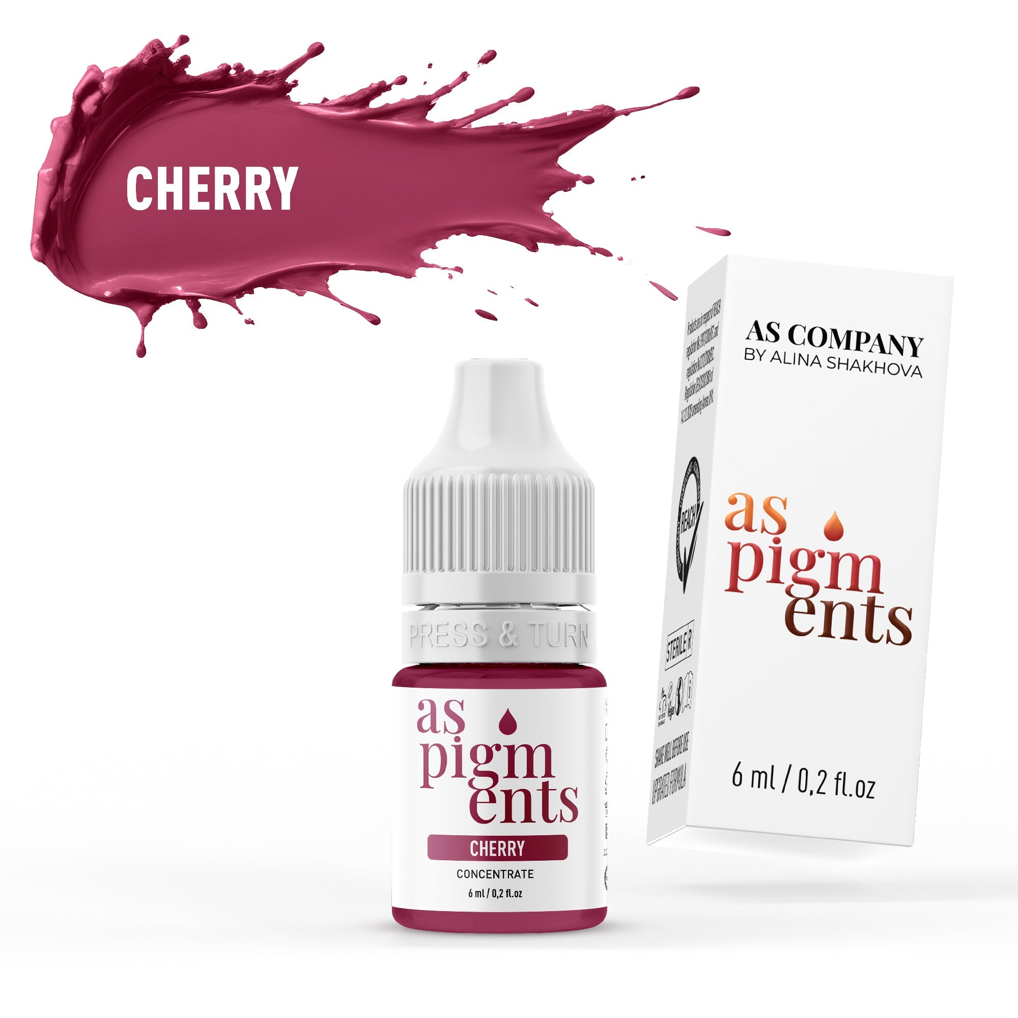 AS Pigments - Konzentriertes CHERRY Lip Pigment - mrpmu