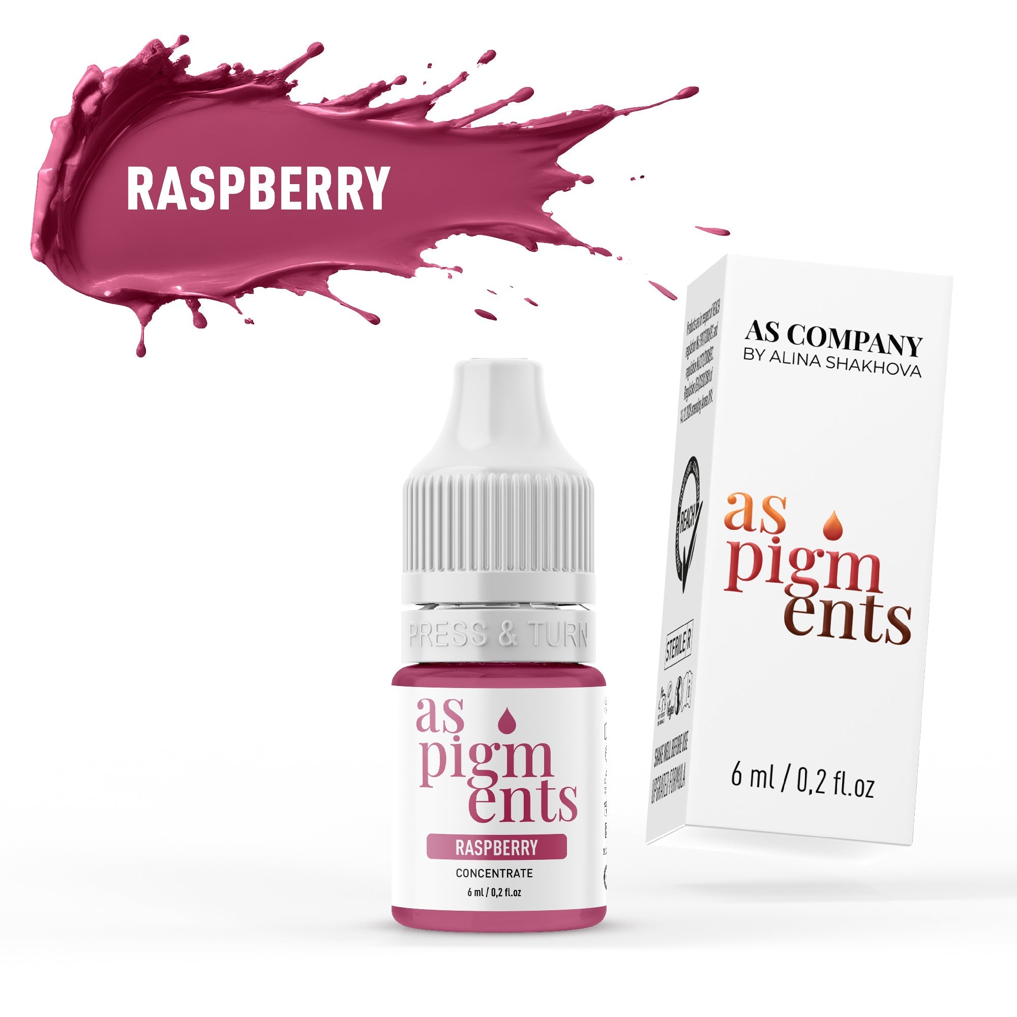 AS Pigments - Konzentriertes RASPBERRY Lippenpigment - mrpmu